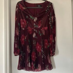 Lulus Long Sleeve Mini Dress Unworn with tags